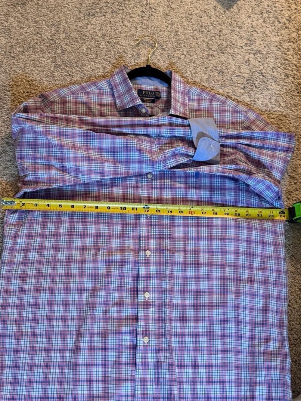 Polo by Ralph Lauren Pink & Light Blue Plaid Button-Down Shirt